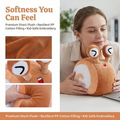 Snail Plush Toy Set 4 Pack Stuffed Animal Pillow Soft PP Cotton Home Decor Cute