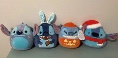 Stitch holiday Squishmallows! Perfect gifts for any Stitch lover.
