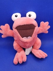 Neopets Pink Quiggle Plush Red Frog Jakks Pacific Keyquest Series Toy 2008