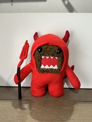 Devil Domo Kun with Pitchfork Plush Toy, 7-Inch, Limited Edition, 2013