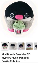 9 Zuru Mini Brands Snackles 5” Mystery Plush Toy All Different Big Lot