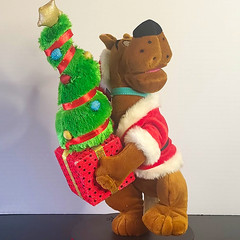 Scooby-Doo 15 Inch Christmas Music Stuffed Animal On Stand