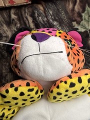 Lisa Frank Hunter Plush Rainbow Leopard Cheetah Stuffed Animal Large 24″ 1998