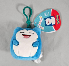 Squishmallows Pokemon Snorlax 3.5” Clip-On Backpack Hanger Plush Keychain New