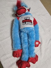 Kipp Brothers Mohawk Monkey “The Snuggle Is Real” 24″ Plush NWT