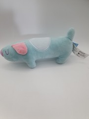 Long Dog Plush Full Size 23 cm 9 inch Bluey’s World Blue and pink dog from tv