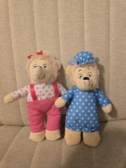 PBS Kids The Berenstain Bears Stuffed Plush Family Set Of 2