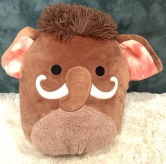 Squishmallow 12″ Chienda Wooly Mammoth Soft Tan Prehistoric Plush-EUC-FREE SHIP