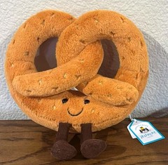 Jellycat Medium Amuseables Pretzel Plush Toy NWT Authentic SAME DAY SHIPPING