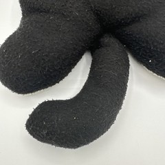 Rare Crown Crafts 16″ Pillow Buddies Pal Jr Cat Kitty Black White Vintage 90s