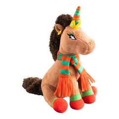 Afro Unicorn Holiday Plush Set – Stuffed Unicorn Toy Christmas Gift Set