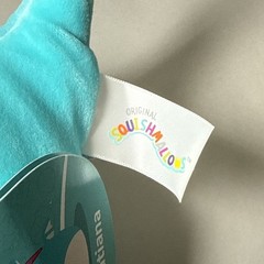 NWT New Squishmallows Tatiana the Teal Dragon w/ Bow Bandana Head band 5″ Inch