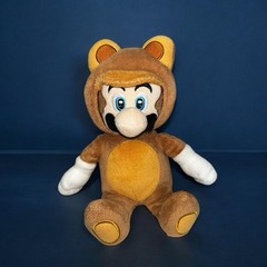 Nintendo Mario Sanei Boeki Tanooki Mario Super Mario 3D Land Plush Toy #305