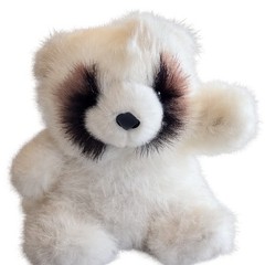 Vintage 1990s PSI Raccoon Plush Stuffed Animal Realistic Fur 10″ Toy