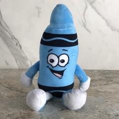HALLMARK CRAYOLA EXPERIENCE SKY BLUE CRAYON PLUSH DOLL CIRCA 2024