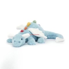 Jellycat + Sky Dragon Large 50cm Authentic New With Tags + Plush Dust Bag Gift