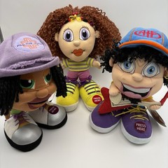 Sweet Talkin’ Jammerz Talking Plush Lot of 3 SAMPLE Tags 2003 Non-Working Rare