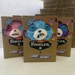 Fuggler X Care Bears Set Of 3 (Cheer Share & Grumpy) 9ich Ugly Plush Dolls