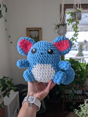 Marill Pokemon Handmade Crochet Amigurumi Stuffie