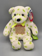 Lucky Lottery Bear Plush 8″ Money Print Lucky Bears Collection Style 7000 NWT