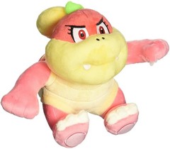 USA Super Mario All Star Collection Bun Bun/Pom Pom Stuffed Plush, Pink, Mult…