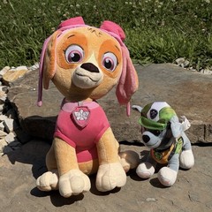 Paw Patrol Skye Plush Large Nickelodeon Toy 15″ With Bonus Rocky