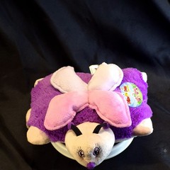Pillow Pets “Fluttery Butterfly” Purple Pink Plush 2011 Pee Wees 18″NWT