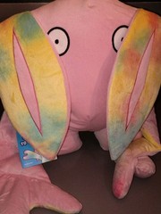 Weighted Plush Toy Machine Washable Calming Stuffed Sprinx Pastel Tie-dye & Pink