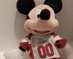 The Northwest Company Mickey Mouse Cardinals #00 Plush Red/White Jersey 2013