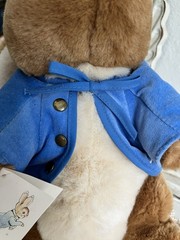 ⁠Vtg 1990 Peter Rabbit Plush Beatrix Potter Eden Toys Blue Jacket NWT Toy Bunny