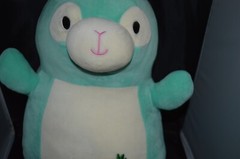 Squishmallow, Bunny, Plush Green Mint with Glitter Carrot 16″ D6