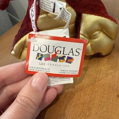 Eugene Red Dragon Cuddle Toy #731 Stuffed Animal Plush Mythical Creature Douglas