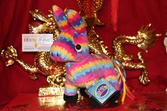 WEBKINZ DONKEY PINATA.COMES WITH SEALED/UNUSED CODE/TAG-NICE GIFT