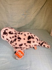 Wild Republic Harbor Seal Pup Spotted Black & Grey Plush Toy New With Tags