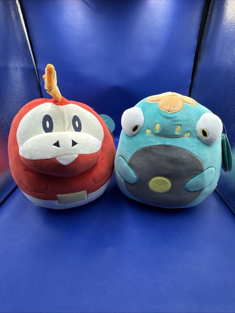 2 Squishmallows 10” Fuecoco and Bellibolt Pokemon Stuffed Plush Set NWT