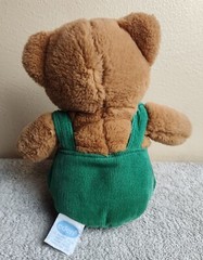 Eden Corduroy Bear Plush 15 Inch Green Overalls Don Freeman 1996 Stuffed Animal