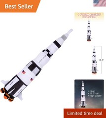 18.5 Inch Space Shuttle Stuffed Toy – Ideal for Nursery Décor & Playtime Fun