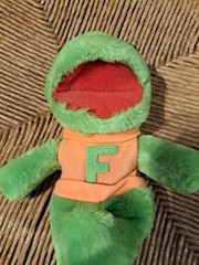 Vintage 1970s Freddy The Frog 9″ Plush From The New Zoo Revue