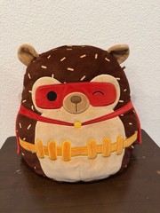Squishmallows Hans Hedgehog Mask Cape Costume Halloween Plush Toy 12 In