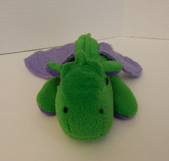 GAF * Green & Purple Dragon Plush