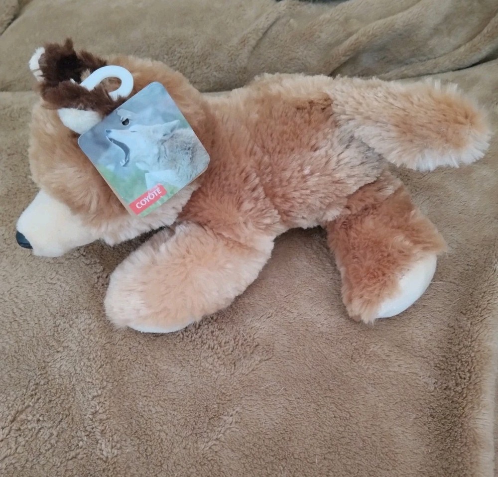 Aurora Mini Flopsie Clever Coyote Plush NWT 8″