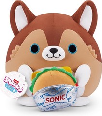 Snackles Series 2 Super Sized 14″ Lucas Sonic Burger Plush Zuru Puppy NWT