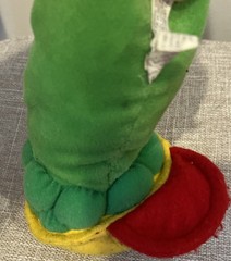 Vintage GUND Veggie Tales Junior JR Asparagus 7”Plush Cartoon Character Toy