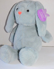 Stuffed Plush Bunny Rabbit Bluish Gray 13” Stuffed Animal Easter