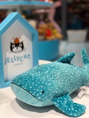 New Jellycat Gobfrey Whale Shark 40cm Plush Toy – Gift Ready with Tag & Dust Bag