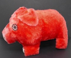 Superior Toy and Novelty Co. Vintage Pig Plush Stuffed Animal