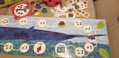 World Of Eric Carle The Grouchy Ladybug Board Game + VTG Grouchy Beanbag Plush