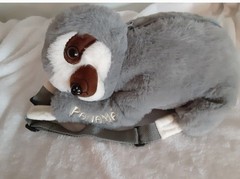 Sloth Kids Backpack Wild Life Collection By I Live In Panama Gray Plush