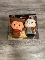 2018 Hallmark 5” Itty Bittys Plush Freddy Krueger vs Jason Voorhees Halloween