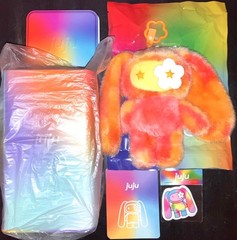 Rainbow Juju KENNY CJ Hendry Limited Edition Plush Keychain Bag Charm Set NEW